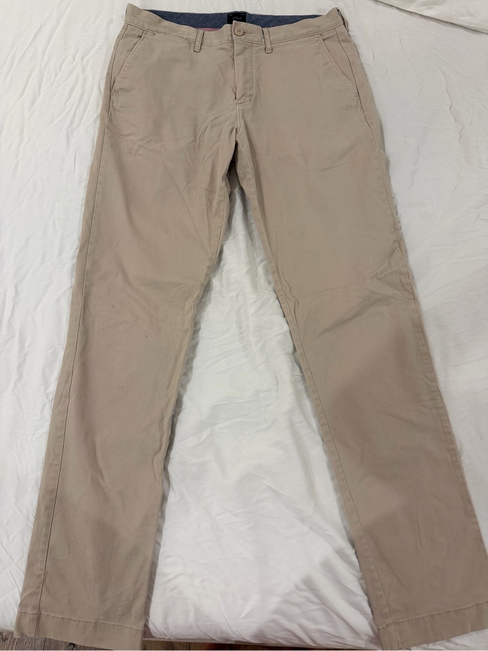 J. Crew Men's Chino Pants in Light Tan